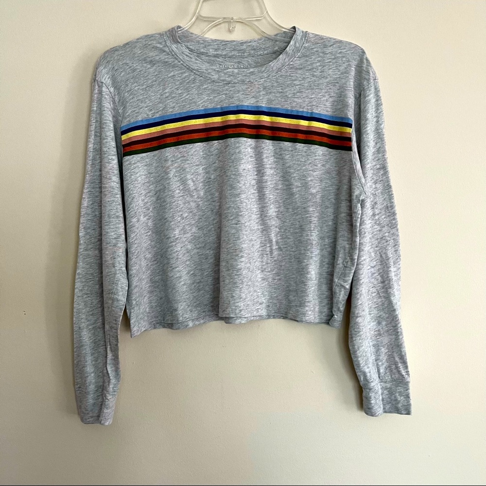 American Eagle Long Sleeve T-Shirt XS